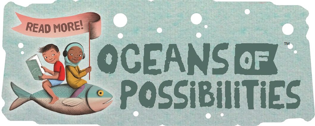 Oceans of Possibilities summer reading graphic banner