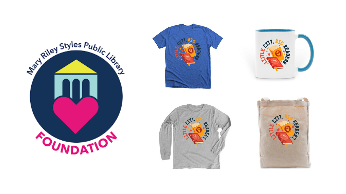 photo of MRSPL Foundation t-shirts, mug, and tote bag