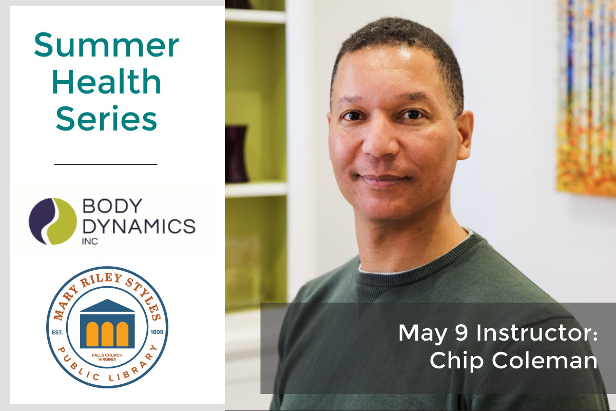 Summer Health Series with photo of Chip Coleman
