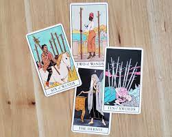 Photo of a variety of tarot cards