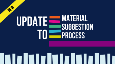 Graphic for Update to Material Suggestion Process
