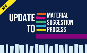 Graphic for Update to Material Suggestion Process