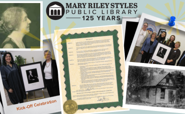 Mary Riley Styles Public Library 125 Years